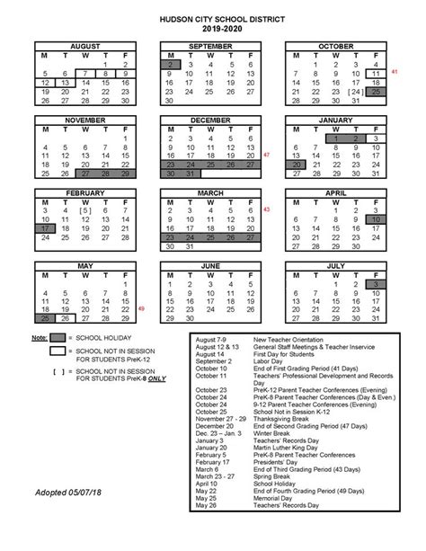 Oberlin Academic Calendar with Holidays HD Images https://www ...