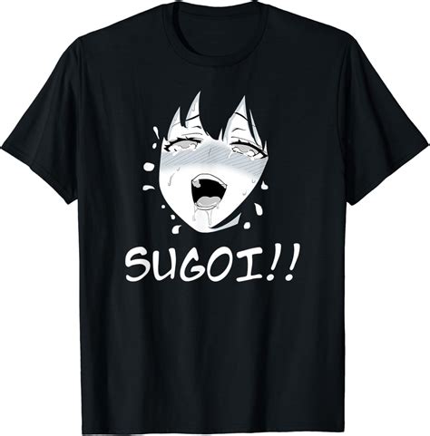 Buy Ahegao Face Shirt Anime Manga Hentai Girl Sugoi Online at Lowest ...