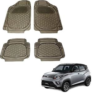 Autokaar PVC Car Foot Mat Universal Fit | Waterproof, Washable Anti ...