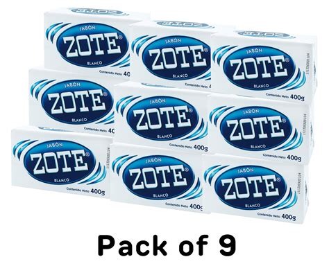 Zote WHITE Laundry Bar Soap, with Even MORE Whitening Power & Satin ...