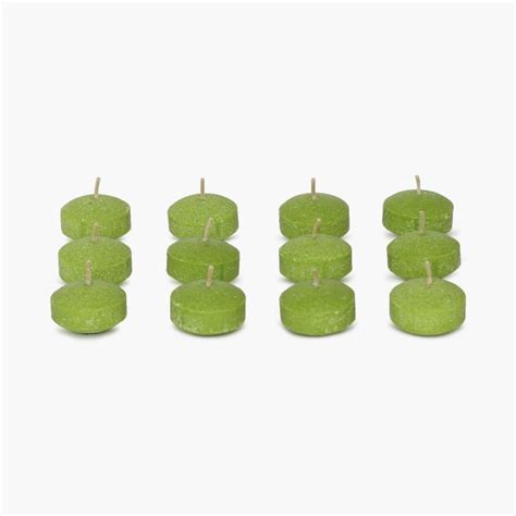 Buy Colour Connect Floating Candle Set-12 Pcs. Green Apple from Home ...