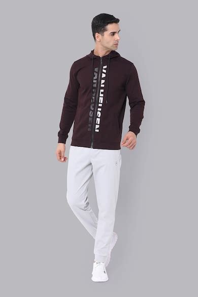 Buy Men White Solid Casual Jogger Pants Online - 890683 | Van Heusen