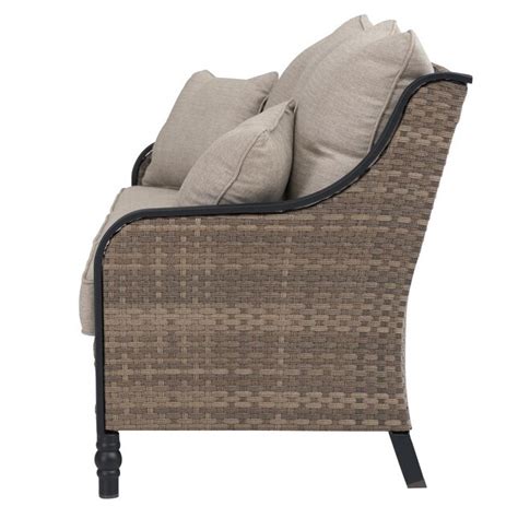 Sunjoy 6-Piece Wicker Patio Conversation Set with Cushions in the Patio ...