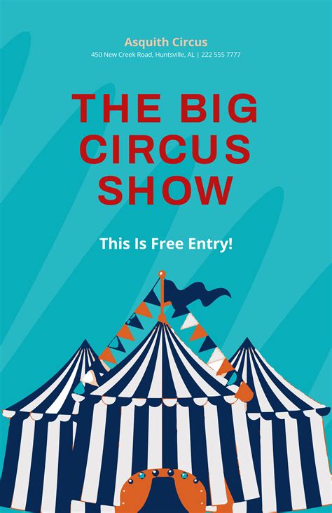Vintage Circus Poster With Big Top Download Free Vectors Carnival ...