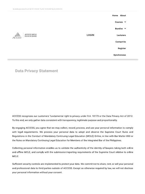Image result for Data Protection Statement Examples