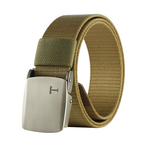 Tonywell Nylon Belt Mens Web Belts with Metal Buckle Heavy Duty Design