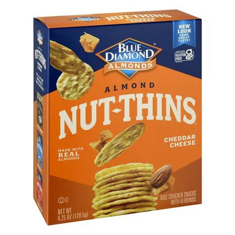 Blue Diamond Crackers, Cheddar Cheese | Fig App