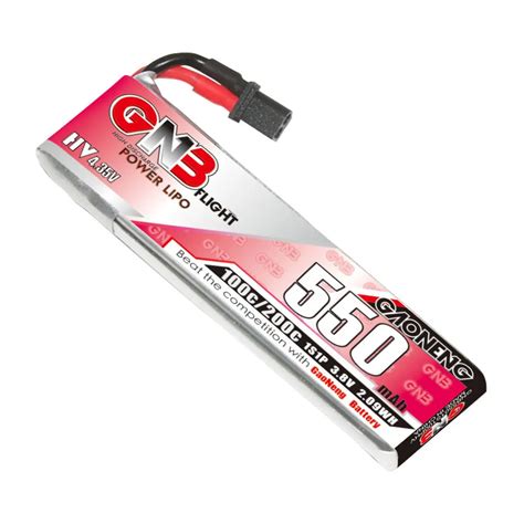 GAONENG GNB 550mAh 1S 100C 3.8V LiHV LiPo Battery A30 [DG]