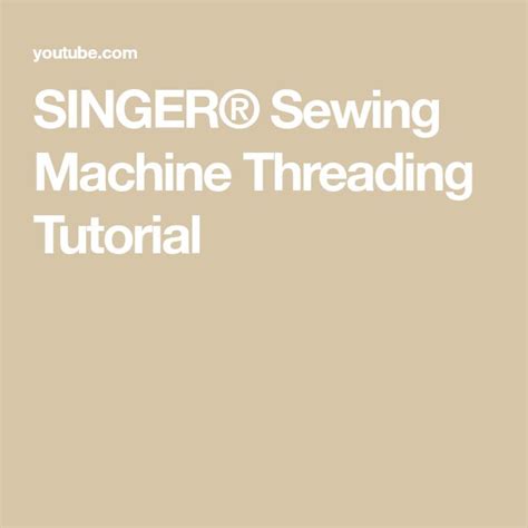 Image result for Singer Simple Threading Instructions