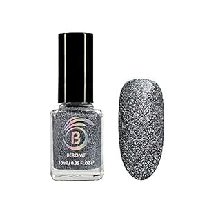 Buy Beromt Disco Dance Holographic Nail Polish, Glitter Nail Paint ...