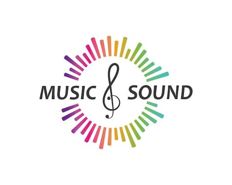 Musicequaizer and sound effect ilustration logo vector icon template ...