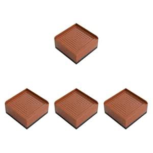 BNF 4 Pieces Square Bed Raising Blocks Bed Risers for Washing Machine ...