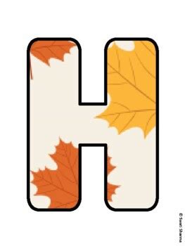 HELLO FALL! Fall Bulletin Board Letters school resource by Swati Sharma