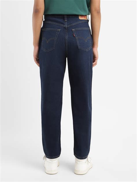 Women's Blue Mom Loose Fit High Rise Jeans – Levis India Store