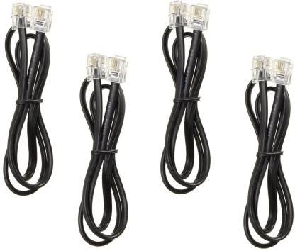 Techvik Ethernet Cable 2 m (Pack Of 4) 2 Meter Long landline - Techvik ...