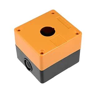 uxcell Push Button Switch Control Station Box 22mm 1 Button Hole ...