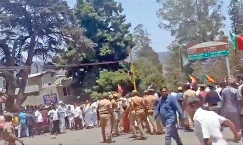 Nilgiris ruckus: Functionaries of BJP, AIADMK booked