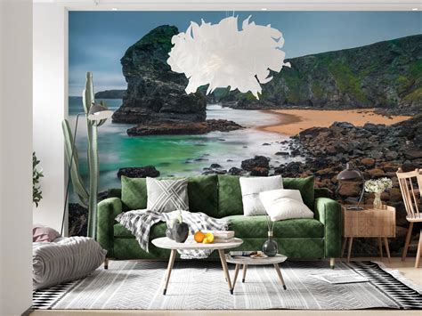 Rugged Shoreline Scene - Coastal Majesty Wall Mural