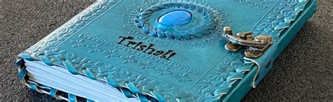 Axuvel Vintage Handmade Leather Diary Embossed with Metal Antique Lock ...