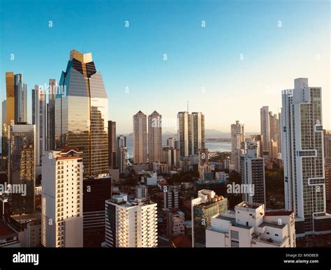 panama city skyline - modern city skyline - skyscraper building ...