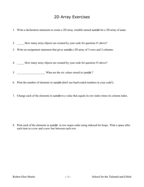 Java Coding Exercises Using Array 的图像结果