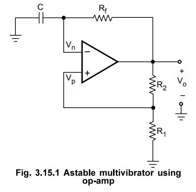 Astable Multivibrator using Op-amp - Working Principle, Pulse, Circuit ...