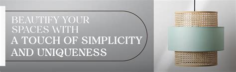 Buy AKWAY wicker rattan cane webbing bamboo hanging lamp pendant lamp ...