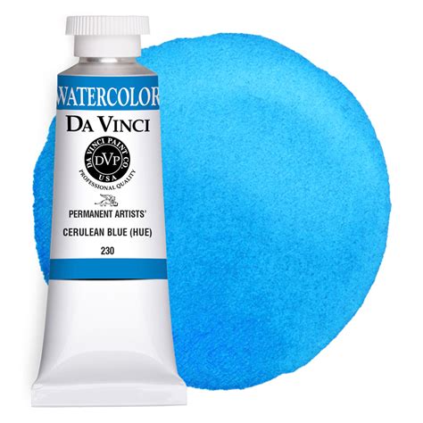 Da Vinci Cerulean Blue Hue Artist Watercolor Paint – 37ml