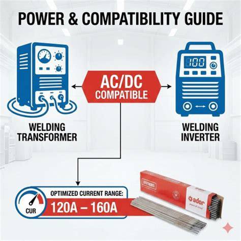 Ador Superbond SS Stainless Steel Welding Electrodes E6013, No. 8 - 4 × ...