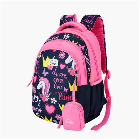 Buy Genie Unicorn Love 20L Pink Kids Backpack Online