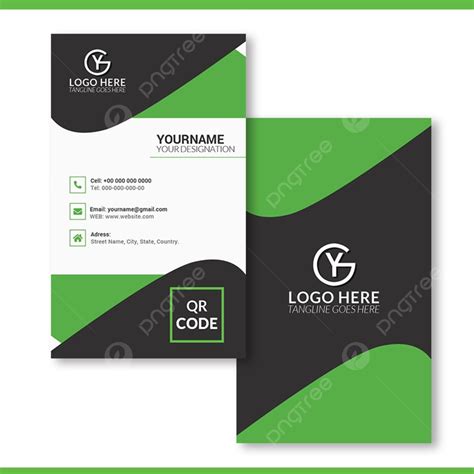 Vertical Business Card Template 的图像结果