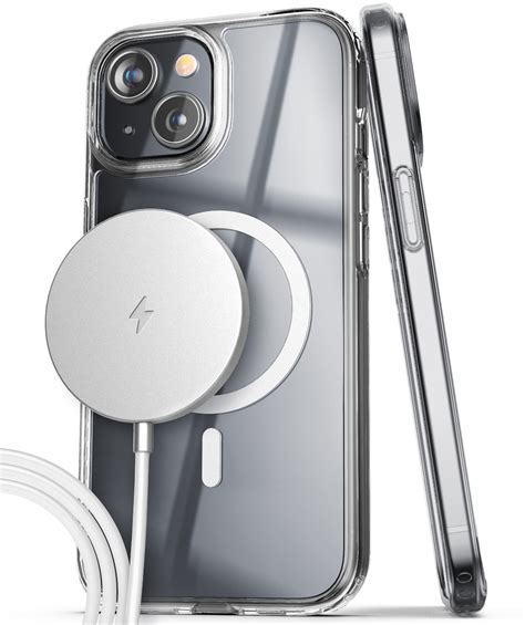 iPhone 15 Magsafe Clear Case with Portable MagSafe Charger - Encased