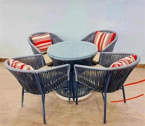 Rope Garden Chairs - Aeron Outdoor Rope Chair Set Manufacturer from Noida