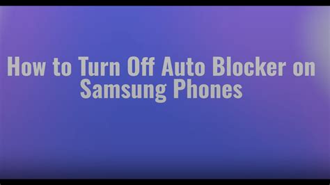 Image result for How to Turn Off Auto Blocker On Android