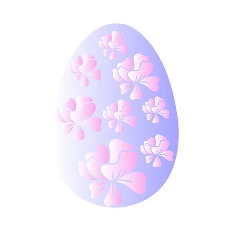 Happy Easter Egg artwork, Easter Egg Floral Design. 19634572 PNG