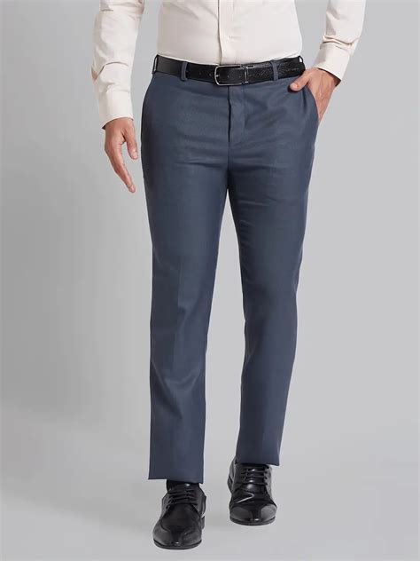 Raymond Men Grey Slim Fit Polyester Blend Trousers – MyRaymond