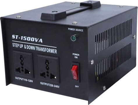 Buy ZGROCK 1500W Voltage Converter Transformer Heavy Duty Step Up/Down ...