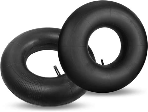 Lot de 2 chambres à air de 45,7 x 21,5 cm - 20 x 7-8 - Avec valve ...