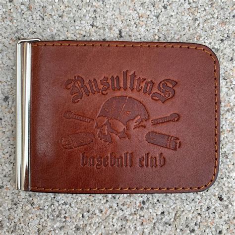 Портмоне мужское с зажимом для денег Rusultras Baseball Club, кошелек ...