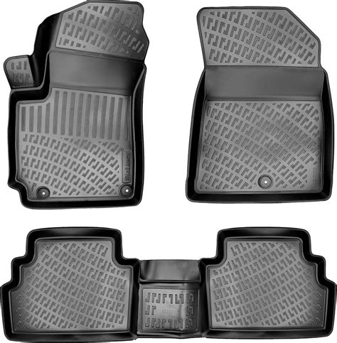 RizLiner Kia Soul 2020-2026 (No EV Models) Floor Mats 3D Custom Fit ...