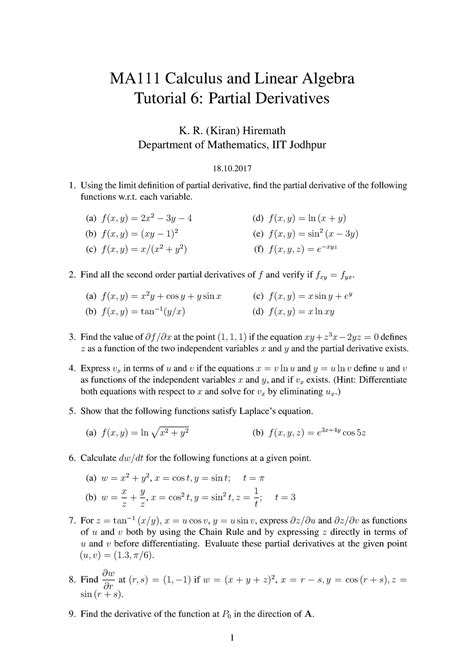 Image result for Partial Derivatives Tutorial