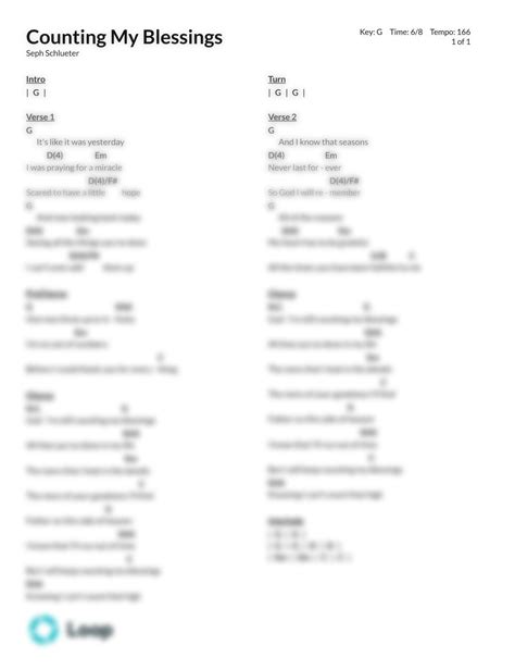 Image result for Counting Every Blessing Bass Tutorial