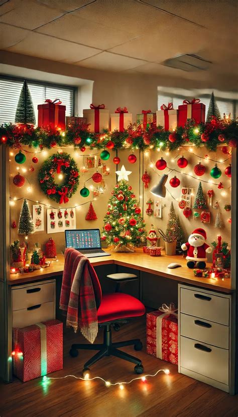 🎄 17+ Brilliant Holiday Cubicle Decorating Ideas That Will WOW Your ...