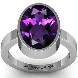 jaipurforyou Certified Katela (Amethyst) 9.20cts or 10.25 ratti silver ...
