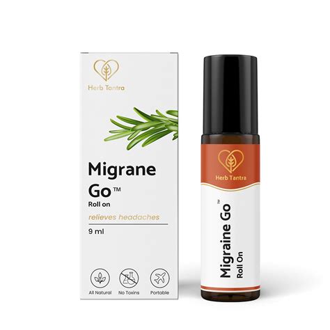 Herb Tantra Migraine Go Roll On For Relief From Migraine & General Head ...