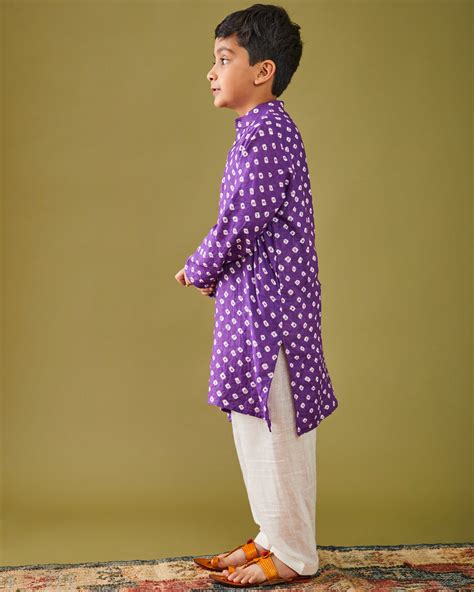Jamuni Bandhej Kurta Pajama Set – Tuti