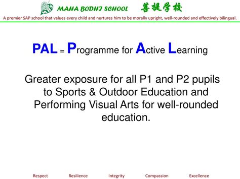 PPT - MAHA BODHI SCHOOL 菩提学校 PowerPoint Presentation, free download ...