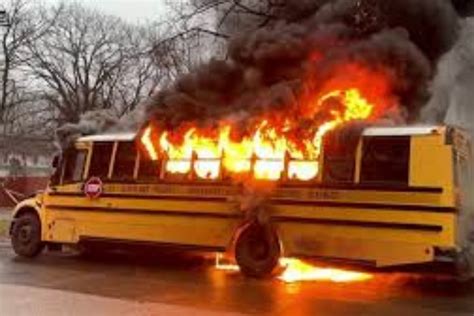Image result for First Student Bus Fire