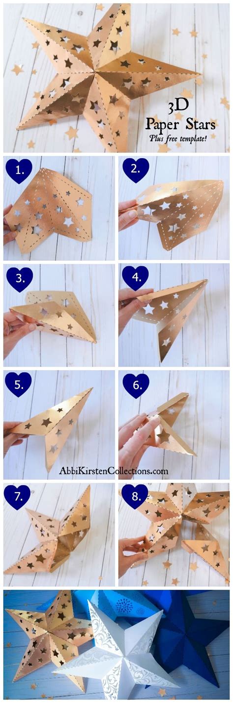 Image result for 3D Paper Star Pattern