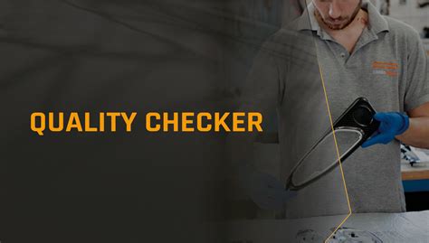 Quality Checker Job